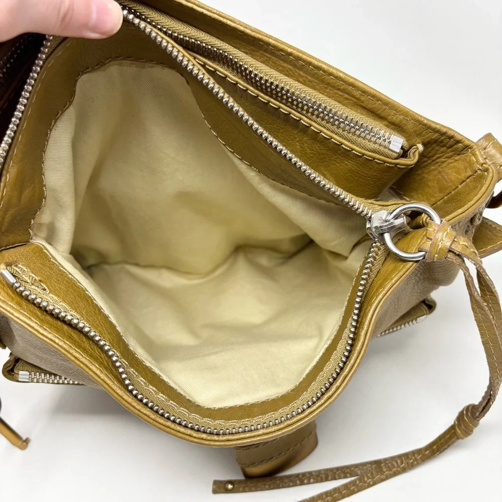 Chloé Paddington Hobo Tan Grained Leather Padlock Shoulder Bag Vintage Y2K